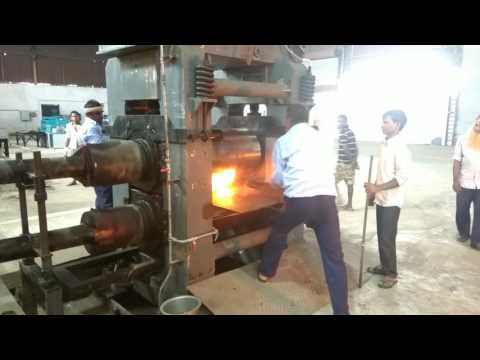 Induction furnace melting in copper into power furnace