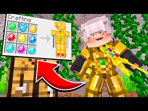 I Solve the Mystery of Thanos' Super Overpowered Armor for the sake of Manhunt in Minecraft!