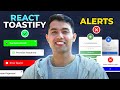 36 Integrating React Toastify For Dynamic Alerts In React Apps Mern Series In Hindi