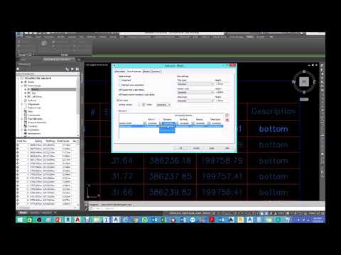 LESSON 10 CIVIL 3D - POINT TABLE SETTINGS