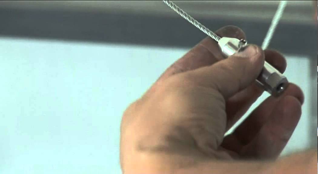 Fixer des câbles pour garde-corps / fix cables for handrail (A35) - SOGEM