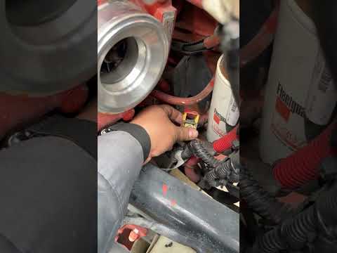 Replacing the intake NOx sensor on a Cummins ISB 6.7