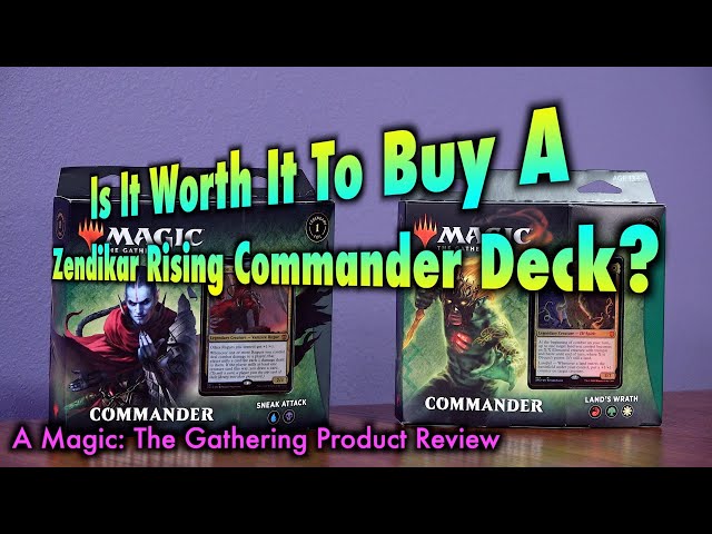 Vídeo relacionado con Magic The Gathering MTG-ZNR-CD-EN Zendikar Rising Commander Deck (One Sent at Random)