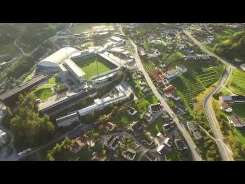 Sogndal sentrum  - august 2015