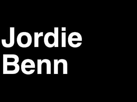 How to Pronounce Jordie Benn Dallas Stars NHL Hockey Fight Shootout Goal Hit Interview