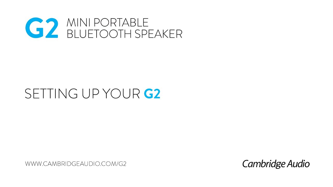 Cambridge Audio G2 Bluetooth speaker on clearance at $149! - video 1