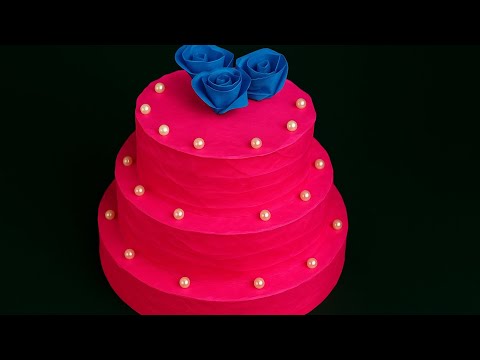 DIY 3 Tier Paper Cake | Beautiful Handmade Decoration Idea 💖 | Mehvish Creation