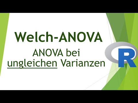 Welch-ANOVA in R durchführen - Daten analysieren R (101)