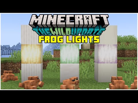 Everything about FROG LIGHTS! Minecraft Wild Update