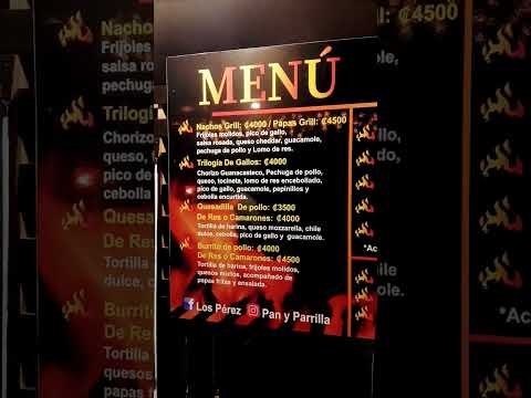 Los Pérez es sabor a Parrilla, B° Mercedes, Atenas, Alajuela.