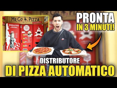PROVO LA PIZZA DEL PRIMO DISTRIBUTORE AUTOMATICO DI PIZZA A ROMA!!!!🍕 *WTF*