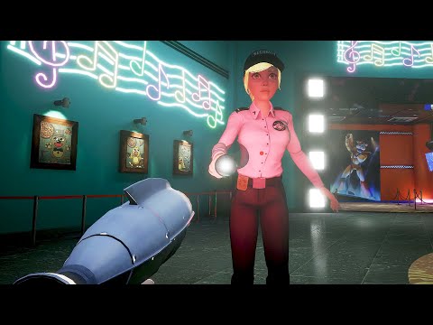 Vanessa Moonwalks if Gregory shoots her with Laser Gun - FNAF Security Breach