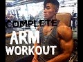 COMPLETE ARM WORKOUT W/ Steven Cao | 51 Days out Nationals | Men's Physique Advice