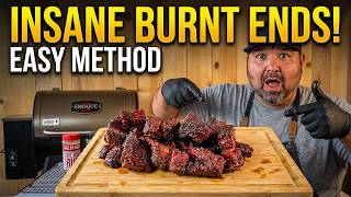 Smoke Brisket burnt ends on pellet grills