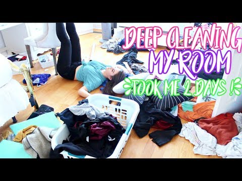 DEEP Cleaning My ROOM!! Video