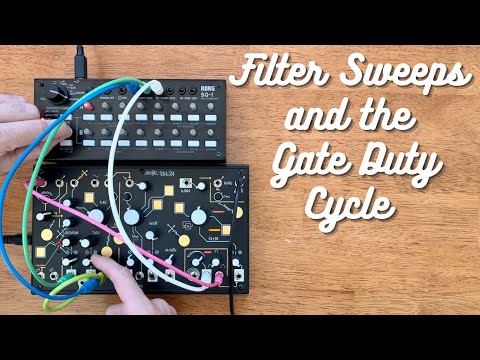 VCA and Filter Tricks with Korg SQ-1 and Strega
