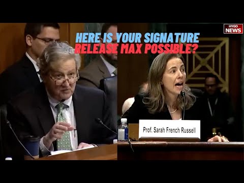 Kennedy to nominee: here is your signature. Release max possible? Release all Migrants