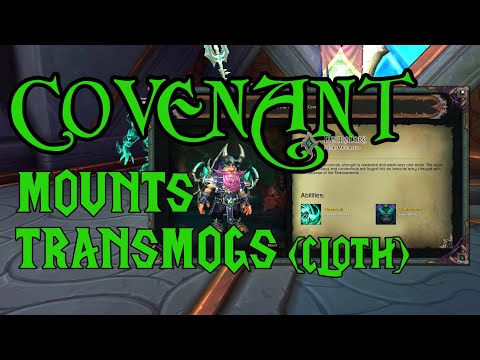Gnome Covenant Cloth Armor & Mount Previews! (Kyrian, Night Fae, Necrolord, Venthyr) WoW Shadowlands