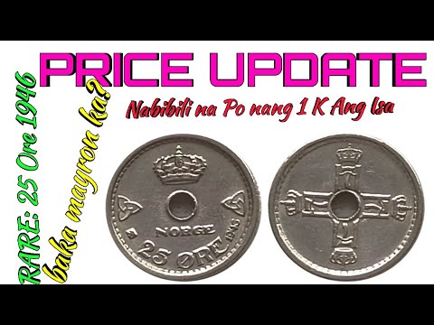 RARE: 25 ORE 1946 NORWAY COIN