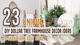 23 Unique DIY Dollar Tree Farmhouse Decor Ideas to Transform Your Home