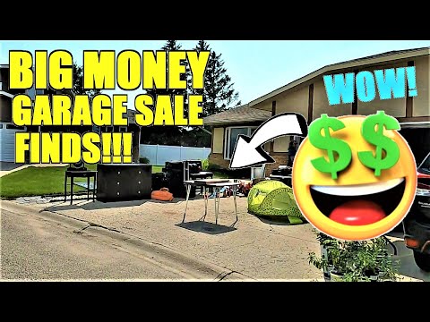 Ep494:  THESE BIG MONEY GARAGE SALE FINDS WILL SHOCK YOU!!  🤯🤯🤯  Garage Sale Antique Shop with me!