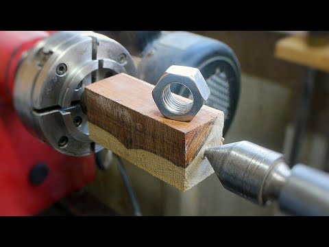 Making A Simple Carving Mallet - Cocobolo - Wood Lathe Turning Project