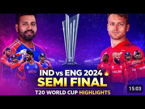 IND vs ENG 2024 Semi Final Highlights 🔥 | India vs England | T20 World Cup