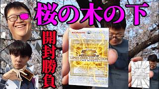 お花見しながら LIMIT OVER COLLECTION RIVALS 対決 #遊戯王RIVALS開封