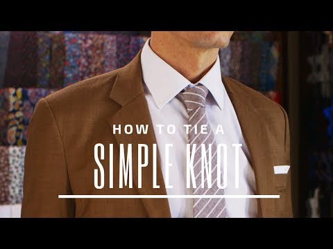 How To Tie a Simple Knot - Fast and Easy | Tie Knot Tutorial