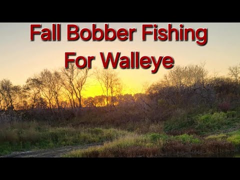 Fall Bobber Fishing For Walleye.