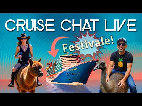 Thumbnail for We Booked FESTIVALE Cruise Chat LIVE | 🌴LIVE from SoCal🌴 | Ep. 214