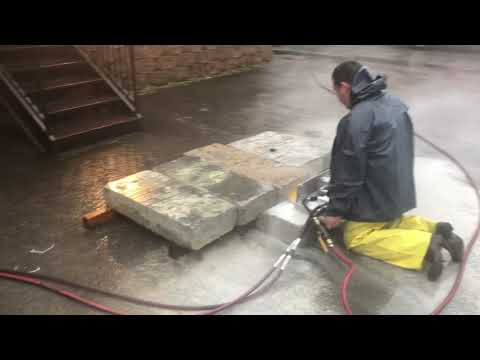 khm concrete-cutting hydraulic 20 inch open flush saw