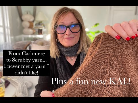 a friend to knit with - episode 50 Lots of knitting + a new KAL!