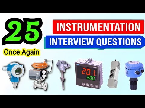Instrumentation interview questions |pressure transmitter| control valve| SCADA |Temperature sensor