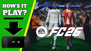 Xbox Ally X- EA SPORTS FC 26 - How does it Play?