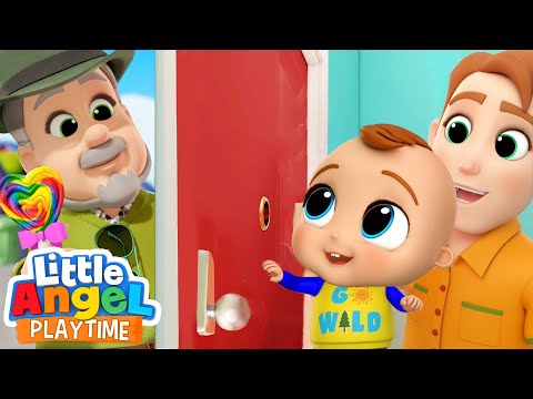 Who's At The Door? | Fun Sing Along Songs by @LittleAngel Playtime