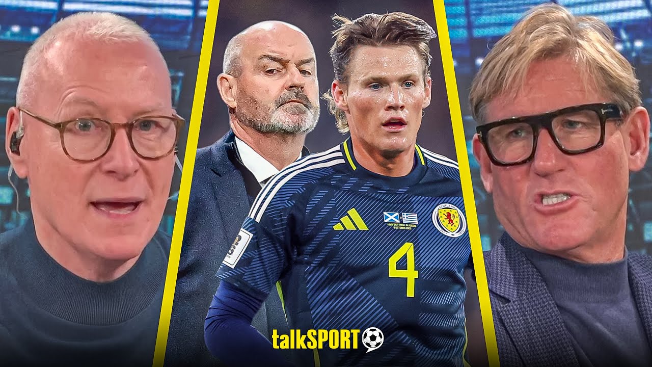 "TAILS BETWEEN YOUR LEGS!" Simon Jordan & Jim White DEBATE Scotland's defeat to Greece!