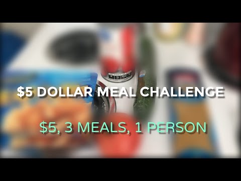 $5 MEAL CHALLENGE