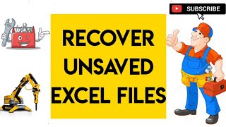 MS Excel: How to Recover Unsaved Excel Files(Easy Trick)