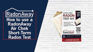 Radon test kit tutorial