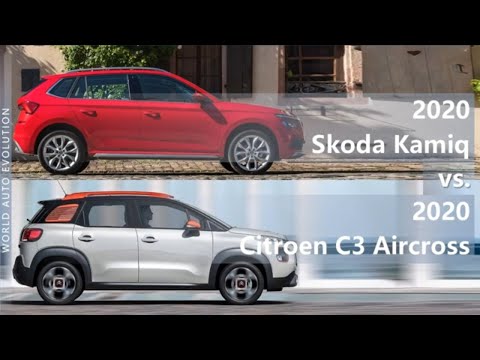 2020 Skoda Kamiq vs 2020 Citroen C3 Aircross (technical comparison)