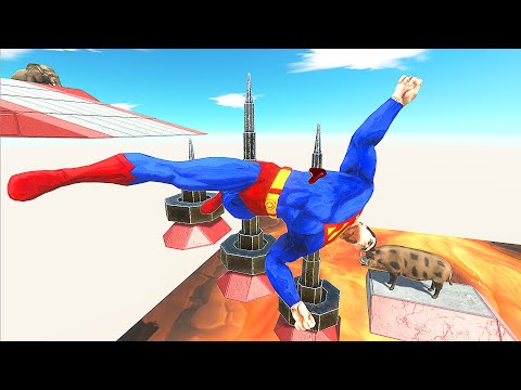 Spike Trap Who Can Jump Over? - Animal Revolt Battle Simulator