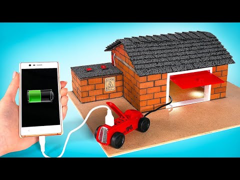 Mini Garage In Mattoni Per Macchinine USB