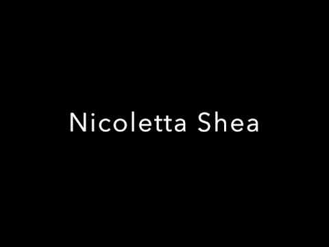 How To Pronounce Nicoletta Shea