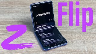 Samsung Galaxy Z Flip Accessibility Settings