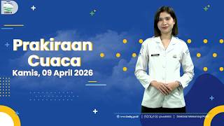 Peringatan Dini Cuaca Besok Kamis 9 April 2026, BMKG: Waspada Hujan Lebat & Angin Kencang