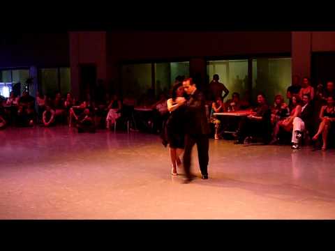  Ezequiel Paludi  and  Geraldine Rojas  are  dancing  to  the  vals  "  Una Lagrimita  "