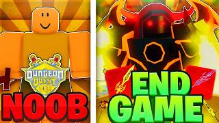 I Went From NOOB to ENDGAME in Dungeon Quest Reborn!