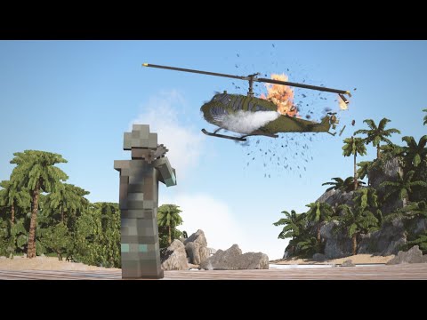 Realistic Helicopter Crashes | Teardown