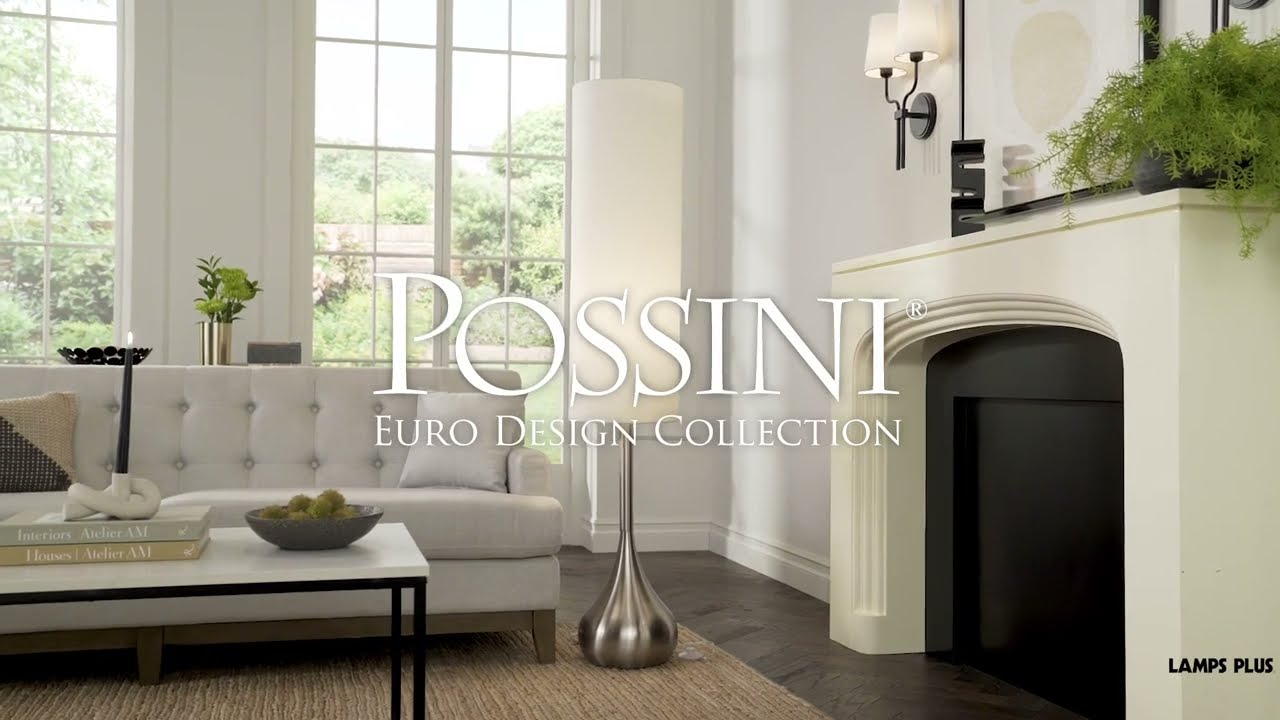 Watch A Video About the Possini Euro Moderne Droplet Floor Lamp